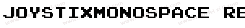 JoystixMonospace Regular字体转换